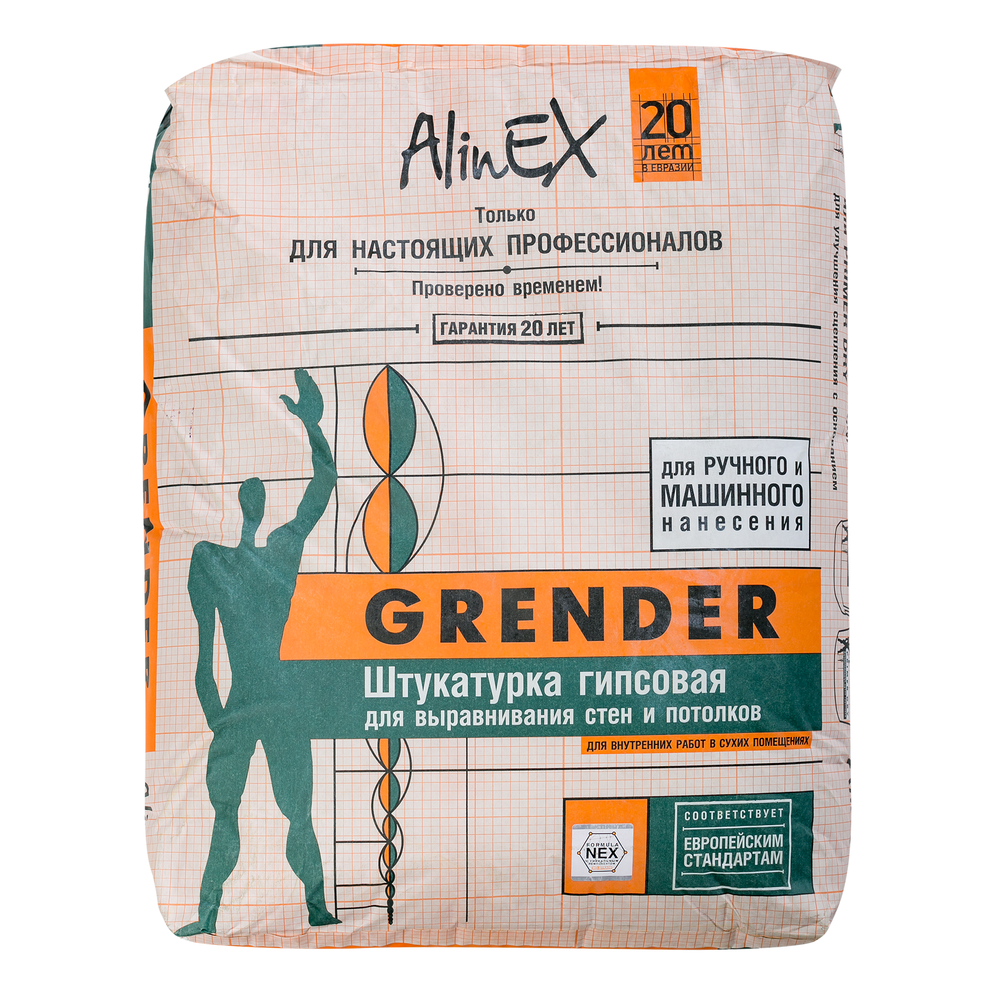 Штукатурка AlinEX «Grender», 30 кг